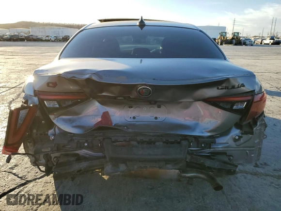2020 Alfa Romeo Giulia Ti with VIN ZARFANBN2L7630245, listed as a Copart auction lot 84069784 with 0 mi miles and Salvage Title. Bid and sale history available at carsss.com. Image 6.