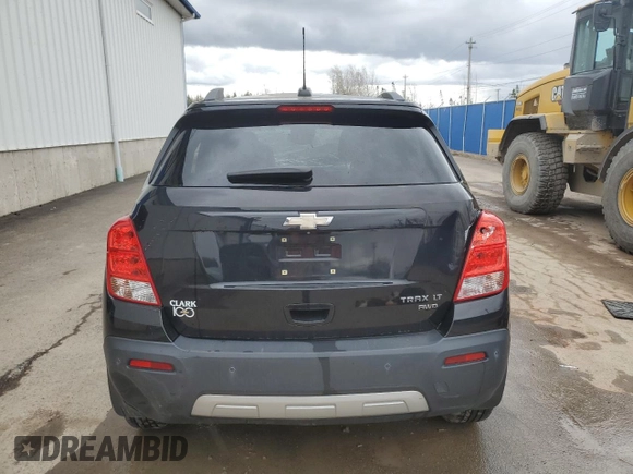 2016 Chevrolet Trax LT with VIN 3GNCJPSBXGL205511, listed as a Copart auction lot 53418195 with Not Provided miles and Non Repairable. Bid and sale history available at DreamBid. Image 6.