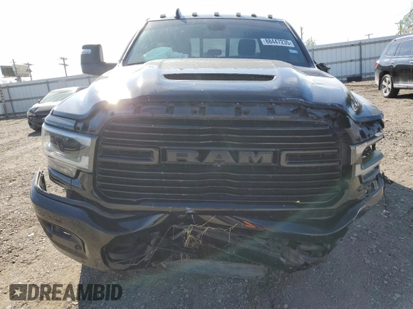 2023 Ram 2500 Laramie with VIN 3C6UR5FL5PG529477, listed as a Copart auction lot 88447235 with 48,072 mi miles and Salvage Title. Bid and sale history available at carsss.com. Image 5.