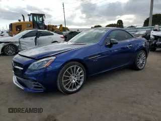 2017 Mercedes-Benz SLC 43 AMG with VIN WDDPK6GA3HF129391, listed as a Copart auction lot 42953505 with 41,151 mi miles and Salvage Title. Bid and sale history available at DreamBid. Image 1.