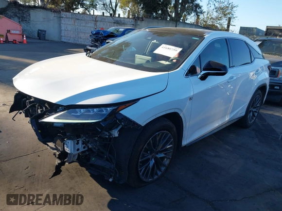 2020 Lexus RX with VIN 2T2YGMDA3LC043603, listed as a IAAI auction lot 41680759 with 47,295 mi miles. Bid and sale history available at carsss.com. Image 19.