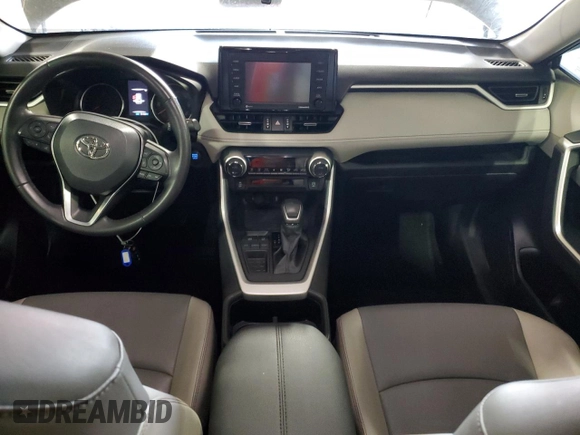 2022 Toyota RAV4 XLE Premium with VIN 2T3C1RFV3NC189846, listed as a Copart auction lot 81810294 with 55,408 mi miles and Salvage title. Bid and sale history available at DreamBid. Image 8.