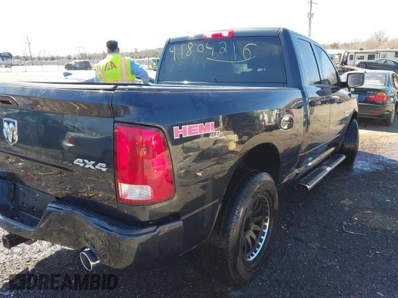 2015 Ram 1500 Tradesman z VIN 1C6RR7FT2FS615788, wystawiony jako IAAI lot #41804216 z przebiegiem 125 020 mil mil oraz . Historia ofert i sprzedaży dostępna na DreamBid. Obrazek 4.