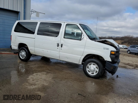 2014 Ford Econoline Passenger XL z VIN 1FBNE3BL1EDB20488, wystawiony jako Copart lot #43777575 z przebiegiem 72 101 mil mil oraz Szkody całkowita. Historia ofert i sprzedaży dostępna na DreamBid. Obrazek 4.