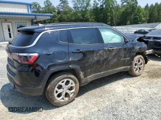 2024 Jeep Compass Latitude с VIN 3C4NJDBNXRT106913, выставлен на аукционе Copart как лот 59372845 с пробегом Не указан миль и Списание • Salvage title. История ставок и продаж доступна на DreamBid. Изображение 3.