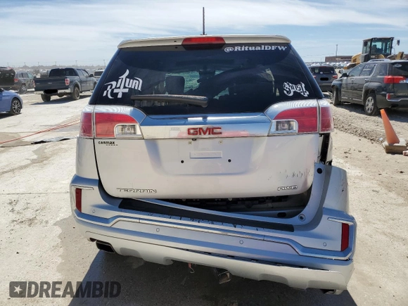 2016 GMC Terrain SLE with VIN 2GKFLVEK4G6138719, listed as a Copart auction lot 49035985 with 70,538 mi miles and Salvage Title. Bid and sale history available at carsss.com. Image 6.