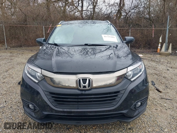 2021 Honda HR-V EX with VIN 3CZRU6H50MM717686, listed as a IAAI auction lot 41735102 with 87,258 mi miles. Bid and sale history available at carsss.com. Image 13.