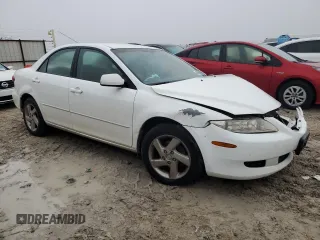 2004 Mazda 6 i with VIN 1YVFP80C045N43804, listed as a Copart auction lot 45563525 with 176,025 mi miles and Salvage Title. Bid and sale history available at DreamBid. Image 4.