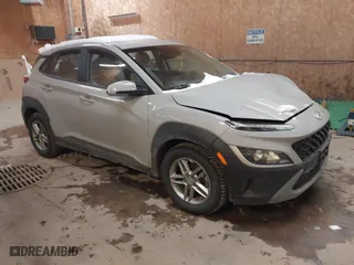 2023 Hyundai Kona SE with VIN KM8K2CAB5PU970137, listed as a IAAI auction lot 41493226 with 47,809 mi miles. Bid and sale history available at carsss.com. Image 1.