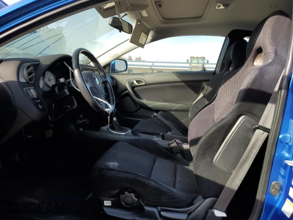 2005 Acura RSX with VIN JH4DC53825S017092, listed as a Copart auction lot 74581464 with 64,688 mi miles and Salvage title. Bid and sale history available at DreamBid. Image 7.