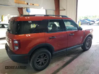2023 Ford Bronco Sport Big Bend with VIN 3FMCR9B6XPRD64165, listed as a Copart auction lot 60398065 with 8,535 mi miles and Salvage title. Bid and sale history available at DreamBid. Image 3.
