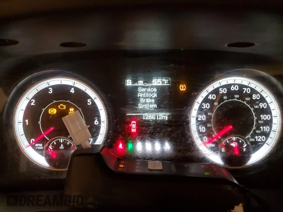 2017 Ram 1500 Tradesman with VIN 1C6RR6FT4HS730633, listed as a Copart auction lot 50180295 with 128,612 mi miles and Salvage title. Bid and sale history available at DreamBid. Image 9.