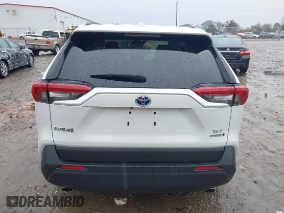 2023 Toyota RAV4 Hybrid XLE Premium with VIN JTMB6RFV4PD114763, listed as a IAAI auction lot 41766812 with 6,768 mi miles. Bid and sale history available at carsss.com. Image 16.