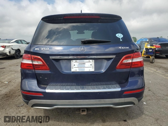2014 Mercedes-Benz M 350 with VIN 4JGDA5HB7EA389301, listed as a Copart auction lot 63970685 with 103,248 mi miles and Salvage title. Bid and sale history available at DreamBid. Image 6.