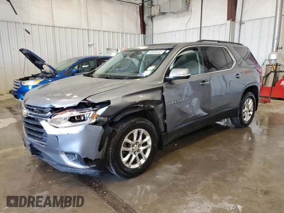 2020 Chevrolet Traverse LT Cloth z VIN 1GNEVGKW1LJ324016, wystawiony jako Copart lot #50930445 z przebiegiem 152 112 mil mil oraz Nie do naprawy • Non repairable. Historia ofert i sprzedaży dostępna na DreamBid. Obrazek 1.