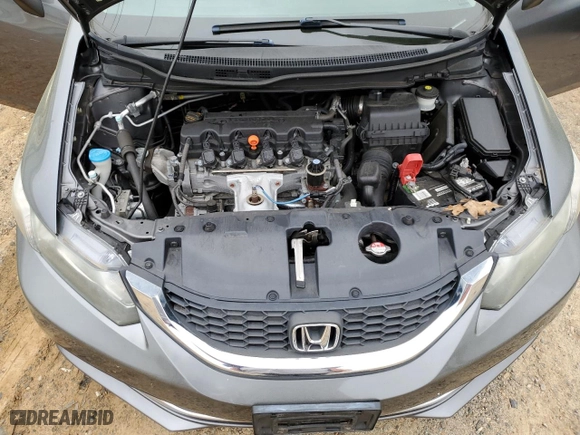 2013 Honda Civic Sdn LX with VIN 19XFB2F55DE243092, listed as a Copart auction lot 51649095 with 64,888 mi miles and Salvage Title. Bid and sale history available at carsss.com. Image 13.