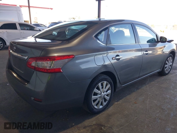 2015 Nissan Sentra SV with VIN 3N1AB7AP8FY343031, listed as a IAAI auction lot 41397415 with 161,620 mi miles. Bid and sale history available at carsss.com. Image 4.