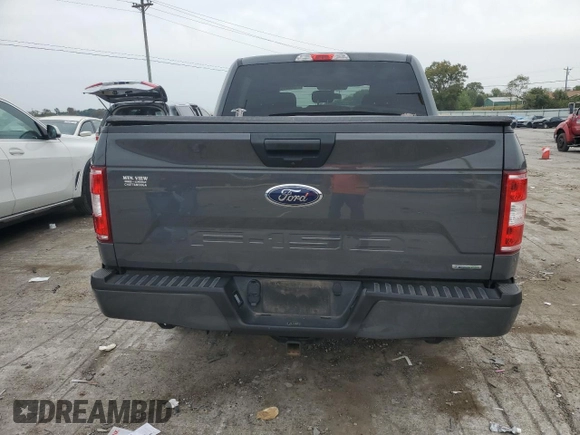 2020 Ford F-150 XL with VIN 1FTEW1CP8LFC51319, listed as a Copart auction lot 71306614 with 56,373 mi miles and Salvage Title. Bid and sale history available at carsss.com. Image 6.