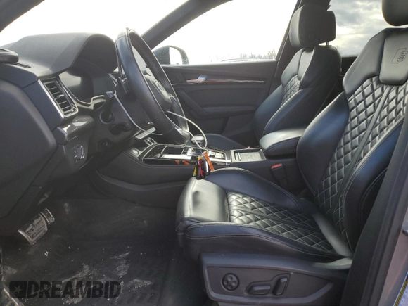 2021 Audi SQ5 Premium Plus with VIN WA1B4AFY6M2035470, listed as a Copart auction lot 46817975 with 48,178 mi miles and Salvage Title. Bid and sale history available at carsss.com. Image 7.
