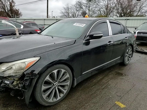 2013 Hyundai Genesis 5.0L R-Spec with VIN KMHGC4DH7DU219710, listed as a Copart auction lot 84150844 with 118,054 mi miles and Salvage Title. Bid and sale history available at carsss.com. Image 10.