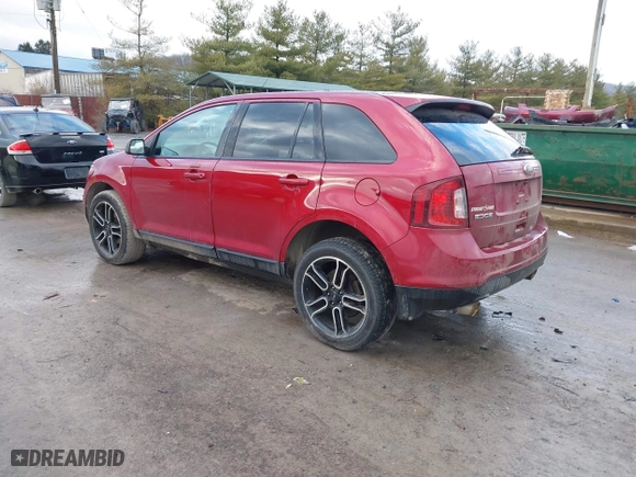 2013 Ford Edge SEL with VIN 2FMDK4JC7DBC80818, listed as a IAAI auction lot 41674183 with 198,407 mi miles. Bid and sale history available at carsss.com. Image 3.