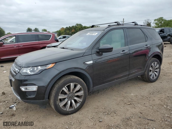 2017 Land Rover Discovery Sport HSE Luxury with VIN SALCT2BG2HH691404, listed as a Copart auction lot 72558014 with 76,504 mi miles and Salvage Title. Bid and sale history available at carsss.com. Image 1.
