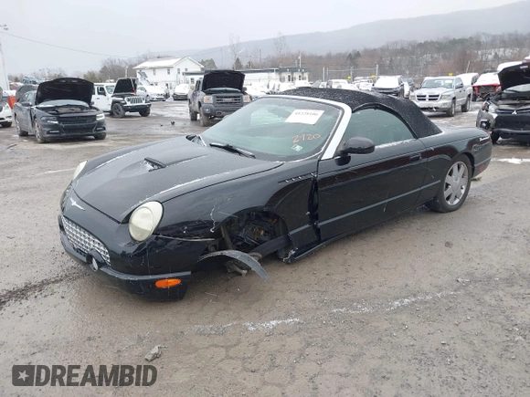 2003 Ford Thunderbird Deluxe z VIN 1FAHP60A53Y102920, wystawiony jako IAAI lot #41228106 z przebiegiem 90 854 mil mil oraz . Historia ofert i sprzedaży dostępna na DreamBid. Obrazek 2.
