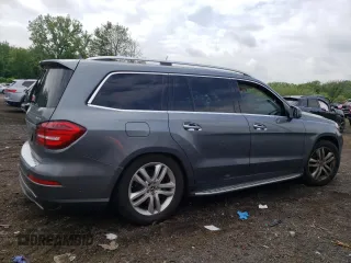 2017 Mercedes-Benz GLS 450 with VIN 4JGDF6EE4HA954520, listed as a Copart auction lot 58575915 with 123,218 mi miles and Salvage title. Bid and sale history available at DreamBid. Image 3.