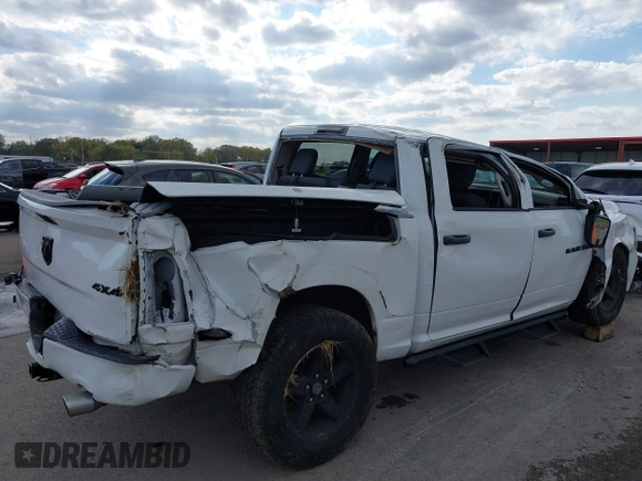 2012 Ram 1500 Express with VIN 1C6RD7KT9CS198783, listed as a IAAI auction lot 40729514 with 151,785 mi miles and . Bid and sale history available at DreamBid. Image 12.
