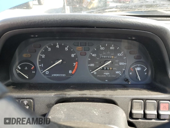 1992 Acura Integra with VIN JH4DA9368NS014175, listed as a Copart auction lot 75502974 with 259,742 mi miles and Salvage title. Bid and sale history available at DreamBid. Image 9.