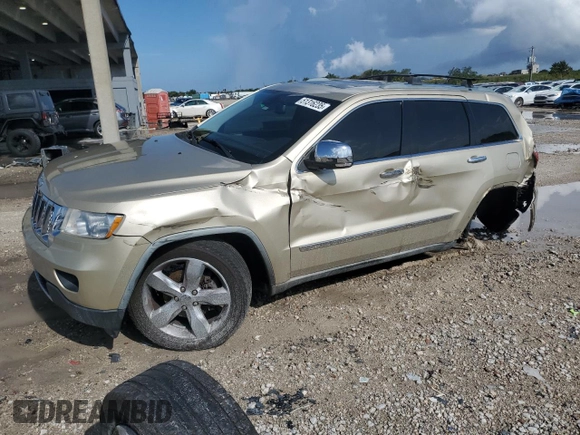 2011 Jeep Grand Cherokee Overland with VIN 1J4RS6GG4BC710103, listed as a Copart auction lot 51316235 with 179,393 mi miles and Salvage Title. Bid and sale history available at DreamBid. Image 1.