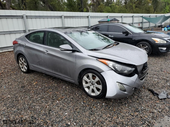 2012 Hyundai Elantra GLS with VIN KMHDH4AE5CU310844, listed as a Copart auction lot 46615385 with 140,117 mi miles and Salvage Title. Bid and sale history available at carsss.com. Image 4.