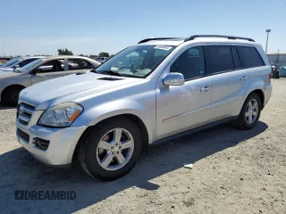 2008 Mercedes-Benz GL-Class 4.6L with VIN 4JGBF71E68A376813, listed as a Copart auction lot 70049044 with 152,942 mi miles and Salvage Title. Bid and sale history available at carsss.com. Image 1.