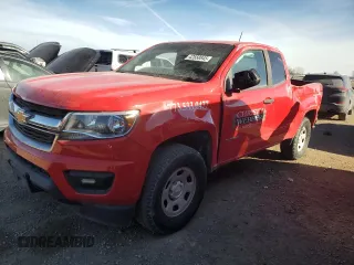 2019 Chevrolet Colorado 2WD Work Truck z VIN 1GCHSBEA2K1183182, wystawiony jako Copart lot #42558845 z przebiegiem 58 721 mil mil oraz Szkoda całkowita • Salvage title. Historia ofert i sprzedaży dostępna na DreamBid. Obrazek 1.