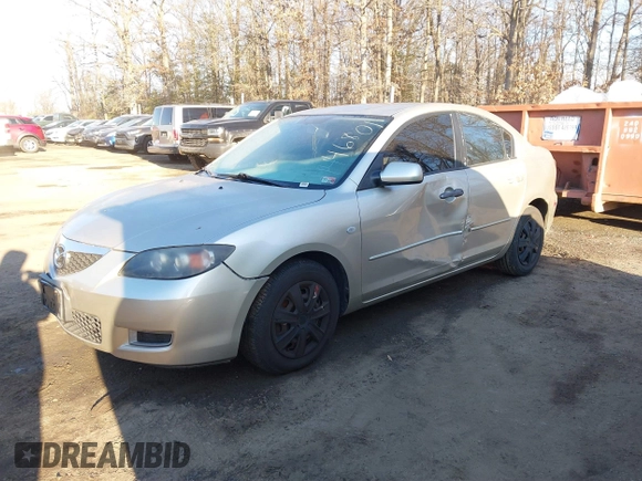 2007 Mazda 3 i Sport with VIN JM1BK32F271735119, listed as a IAAI auction lot 41446801 with 116,879 mi miles. Bid and sale history available at carsss.com. Image 2.