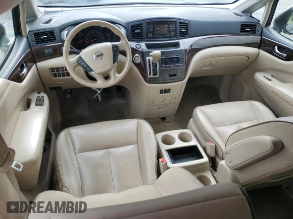 2014 Nissan Quest S with VIN JN8AE2KP9E9105056, listed as a Copart auction lot 56594235 with 117,103 mi miles and Clean title. Bid and sale history available at DreamBid. Image 8.
