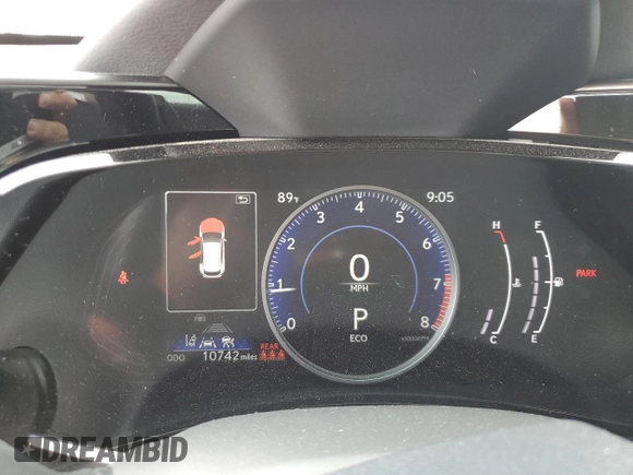 2022 Lexus NX 250 Premium with VIN JTJGDCAZ9N2004588, listed as a Copart auction lot 57081073 with 10,742 mi miles and . Bid and sale history available at DreamBid. Image 9.
