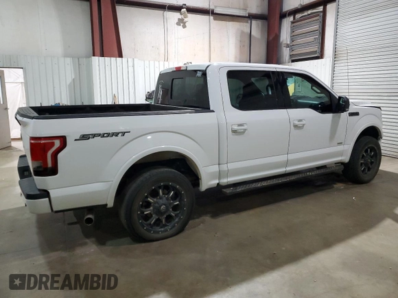2017 Ford F-150 XL with VIN 1FTEW1CP8HKC03320, listed as a Copart auction lot 44320755 with 134,569 mi miles and Salvage Title. Bid and sale history available at carsss.com. Image 3.