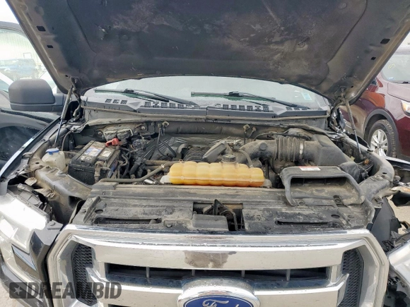 2017 Ford F-150 XL with VIN 1FTEW1EF8HFC68620, listed as a Copart auction lot 54714535 with 363,269 mi miles and Clean title. Bid and sale history available at DreamBid. Image 11.