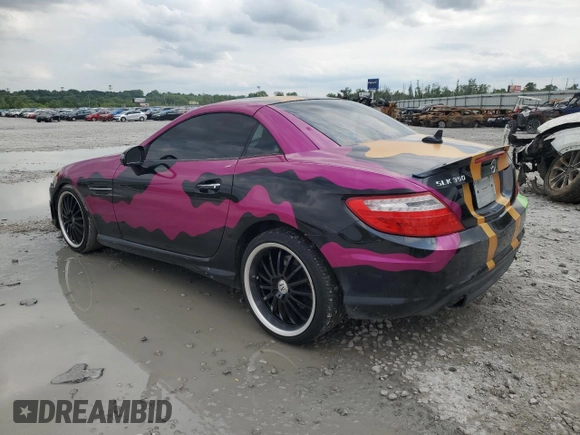 2016 Mercedes-Benz SLK 350 with VIN WDDPK5HA3GF115546, listed as a Copart auction lot 56627415 with 100,429 mi miles and Salvage title. Bid and sale history available at DreamBid. Image 2.
