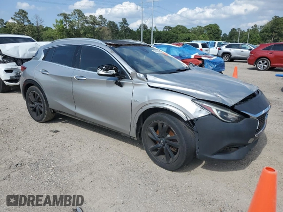 2018 Infiniti QX30 z VIN SJKCH5CP2JA042013, wystawiony jako Copart lot #57301245 z przebiegiem Nie podano mil oraz Czysty tytuł • Clean title. Historia ofert i sprzedaży dostępna na DreamBid. Obrazek 4.