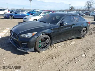 2015 Infiniti Q50 Premium with VIN JN1BV7AR3FM408819, listed as a IAAI auction lot 41702328 with NaN miles. Bid and sale history available at carsss.com. Image 21.
