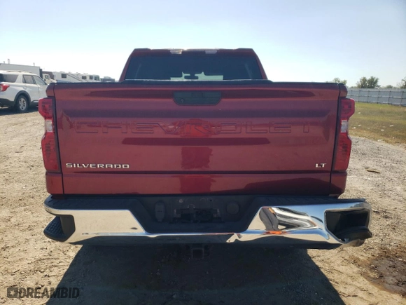 2019 Chevrolet Silverado 1500 LT with VIN 3GCPWCEK8KG132205, listed as a Copart auction lot 76634074 with 176,251 mi miles and Salvage Title. Bid and sale history available at carsss.com. Image 6.