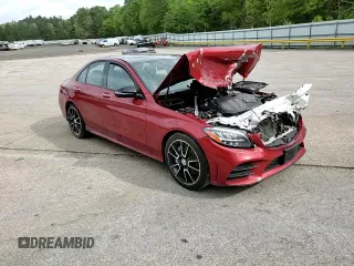 2019 Mercedes-Benz C 300 z VIN 55SWF8DB6KU283459, wystawiony jako Copart lot #50158515 z przebiegiem 73 245 mil mil oraz Szkoda całkowita • Salvage title. Historia ofert i sprzedaży dostępna na DreamBid. Obrazek 10.