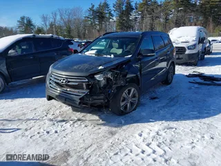 2014 Hyundai Santa Fe Limited with VIN KM8SNDHF2EU080049, listed as a IAAI auction lot 41622197 with 161,480 mi miles. Bid and sale history available at carsss.com. Image 2.