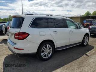2017 Mercedes-Benz GLS 450 z VIN 4JGDF6EE0HA748756, wystawiony jako Copart lot #55153275 z przebiegiem 158 463 mil mil oraz Szkoda całkowita • Salvage title. Historia ofert i sprzedaży dostępna na DreamBid. Obrazek 3.