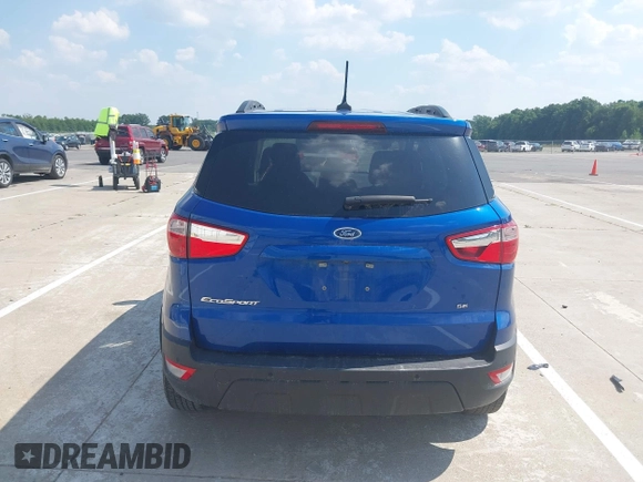 2021 Ford EcoSport SE with VIN MAJ3S2GE2MC450148, listed as a IAAI auction lot 39713048 with 30,115 mi miles and . Bid and sale history available at carsss.com. Image 16.