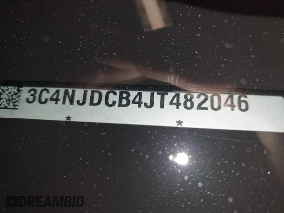 2018 Jeep Compass Limited with VIN 3C4NJDCB4JT482046, listed as a IAAI auction lot 42471049 with 67,666 mi miles and . Bid and sale history available at DreamBid. Image 18.