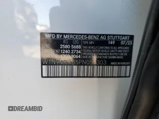 2023 Mercedes-Benz EQB 300 z VIN W1N9M0KB5PN055303, wystawiony jako Copart lot #46935765 z przebiegiem 4960 mil mil oraz Szkody całkowita. Historia ofert i sprzedaży dostępna na DreamBid. Obrazek 13.