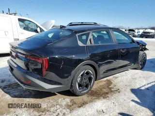 2025 Kia K4 EX with VIN 3KPFU4DE1SE014480, listed as a Copart auction lot 45320825 with 1,469 mi miles and Salvage Title. Bid and sale history available at carsss.com. Image 3.